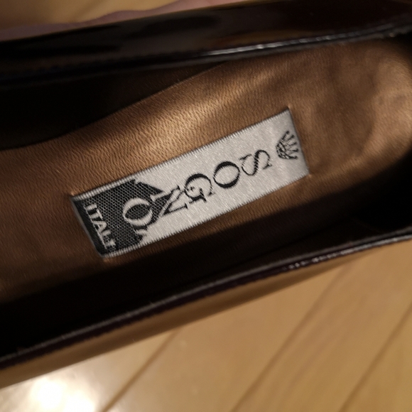 Vintage Leather Pumps Heels Lion Head EU 36.5 - Picture 5 of 6